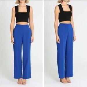 Joie NWT  Blue Wide Leg Pants with High-Waisted Design